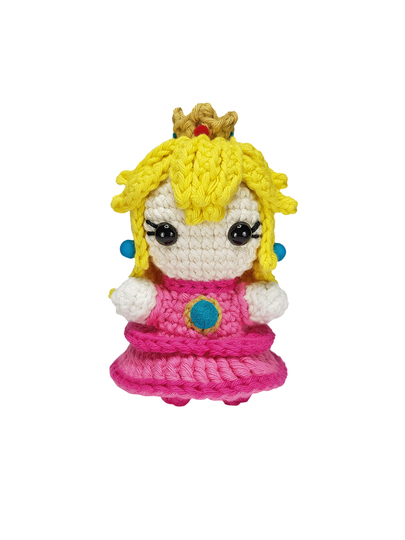 Amigurumi-Figur Prinzessin aus einem Videospiel Häkelanleitung // PDF