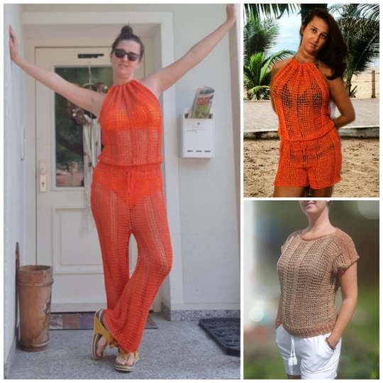 Häkelanleitung Jumpsuit oder Kleid - Diva