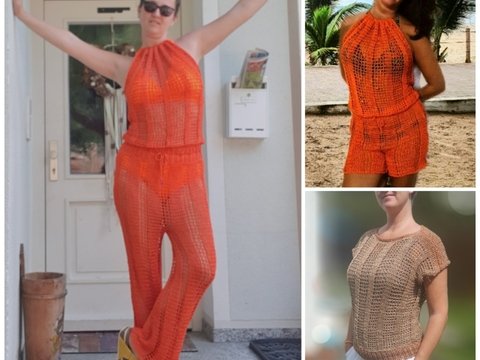 Häkelanleitung Jumpsuit oder Kleid - Diva