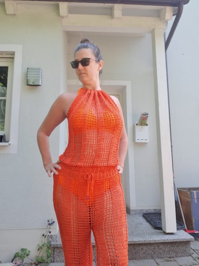 Häkelanleitung Jumpsuit oder Kleid - Diva