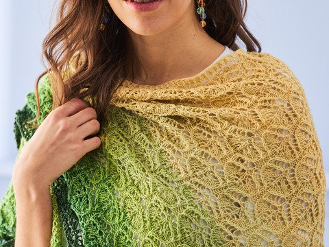 Tuch "Strickfestival ab Halsmitte" stricken