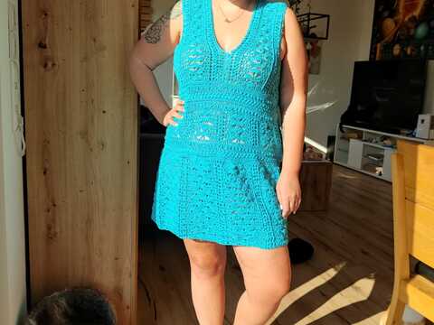 Häkelkleid Selina PDF alle Größen und Längen