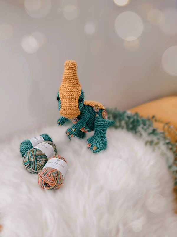 Häkelanleitung - Parasaurolophus Para - Deutsch PDF - Bild 2