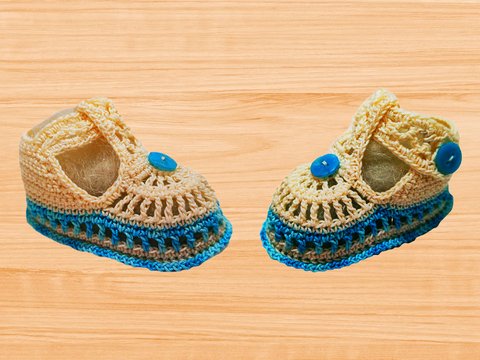 Häkelanleitung für Babyschuhe