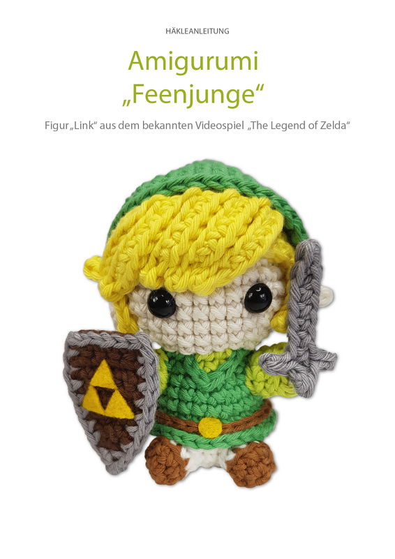 Amigurumi-Figur "Feenjunge" aus einem Videospiel Häkelanleitung // PDF