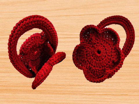 Häkelanleitung für Blumentasche