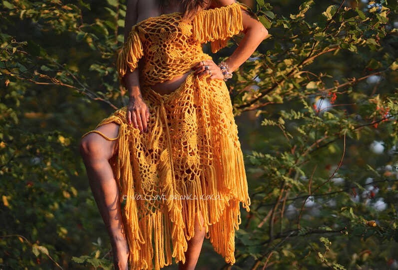 Häkelanleitung Top + Rock/Poncho