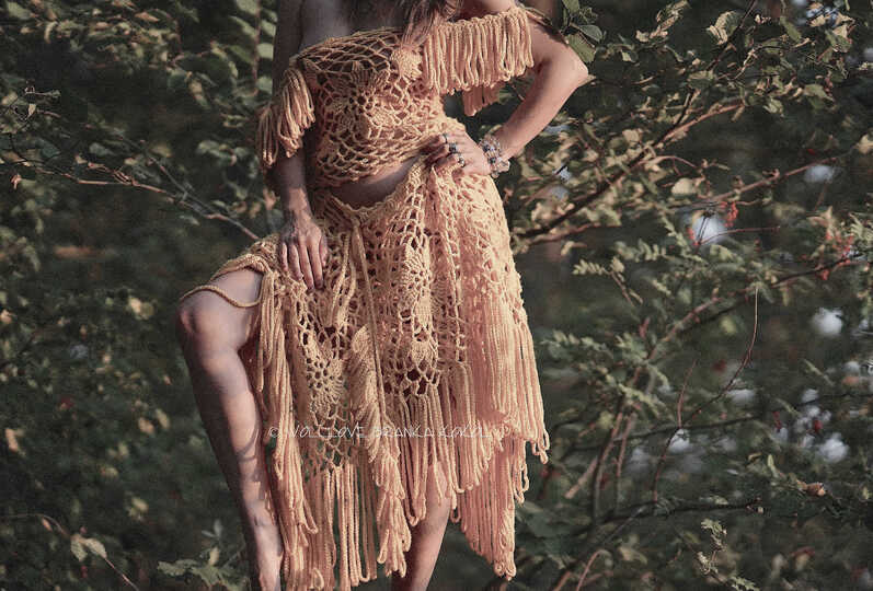 Häkelanleitung Top + Rock/Poncho