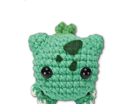 Amigurumi Pflanzenkröte / Kröte aus einem Videospiel Häkelanleitung // PDF