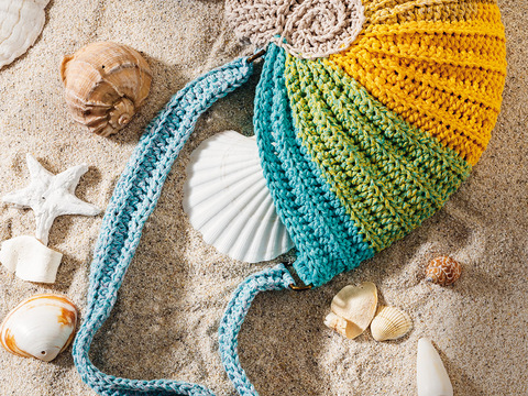 Tasche in Muschelform