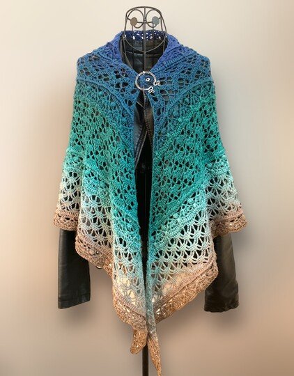 Häkelanleitung Dreieckstuch "Ineira"