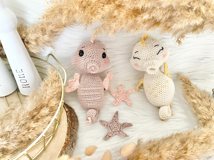 Seepferdchen Maila- Häkelnaleitung Amigurumi/ Kuscheltier von Wolldiamant