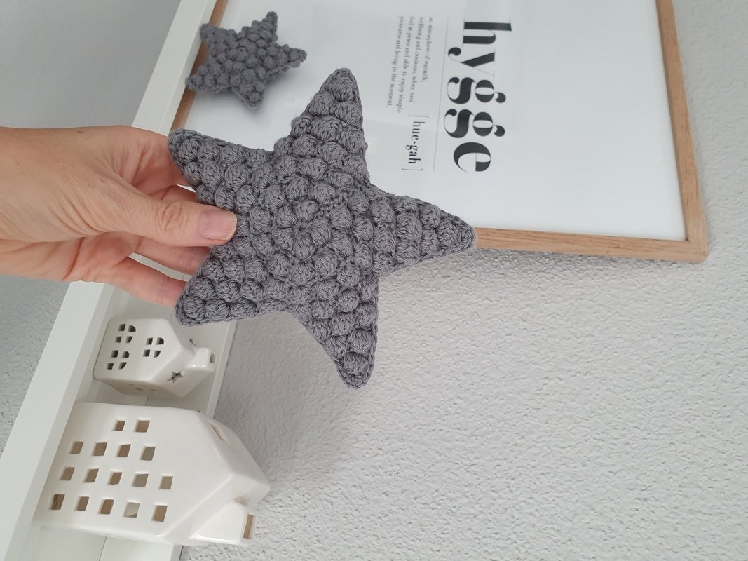 Crochet stars "Bubble Stars Nordic" - PDF crochet pattern - NO sew pattern - Image 9