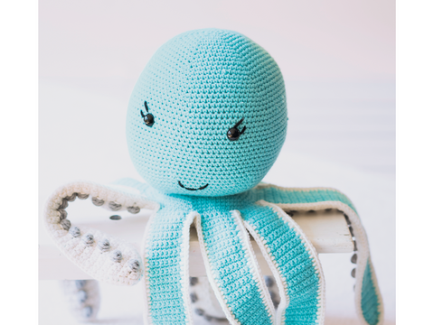 Kuscheltier / Amigurumi XXL-Oktopus "Big Buddy" Häkelanleitung // PDF