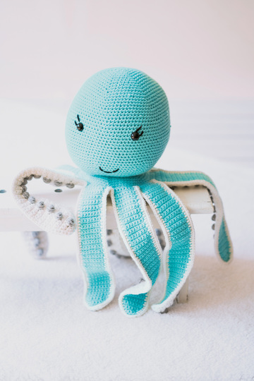 Kuscheltier / Amigurumi XXL-Oktopus "Big Buddy" Häkelanleitung // PDF