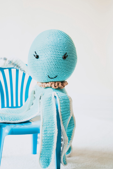 Kuscheltier / Amigurumi XXL-Oktopus "Big Buddy" Häkelanleitung // PDF