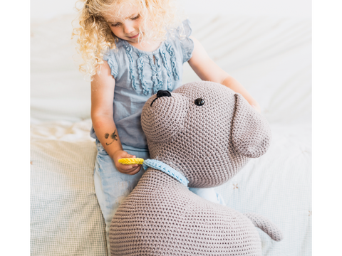 Kuscheltier / Amigurumi XXL-Hund "Big Buddy" Häkleanleitung // PDF