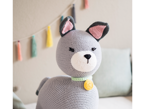 Kuscheltier / Amigurumi XXL-Katze "Big Buddy" Häkelanleitung // PDF