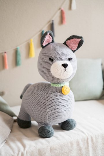 Kuscheltier / Amigurumi XXL-Katze "Big Buddy" Häkelanleitung // PDF