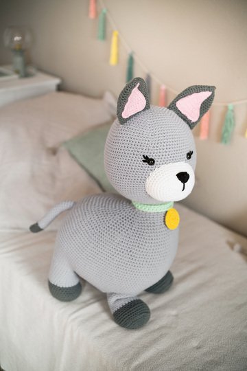 Kuscheltier / Amigurumi XXL-Katze "Big Buddy" Häkelanleitung // PDF