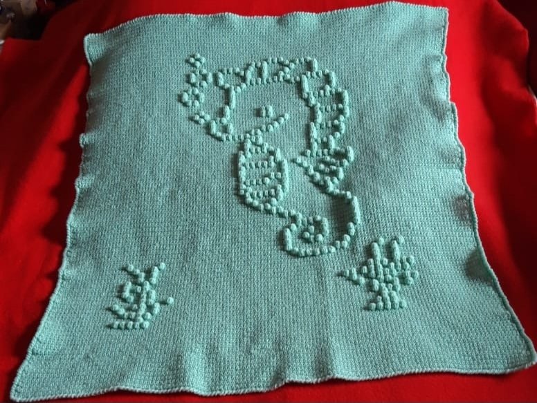 Babydecke Seepferdchen - Bild 2