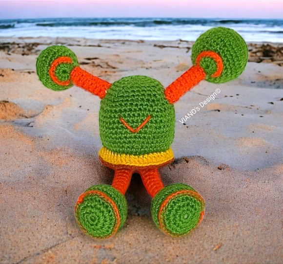 Crochet Pattern Miniature Alien Amigurumi