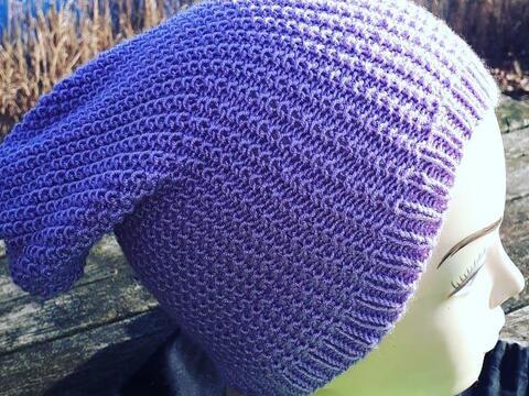 Strickanleitung Mütze / Beanie - beidseitig tragbar - PDF Anleitung - Deuts
