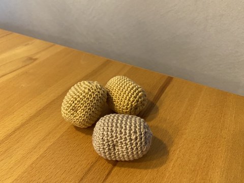 Kartoffeln häkeln für Kaufladen, Spielküche oder als Küchen Deko (einfach)