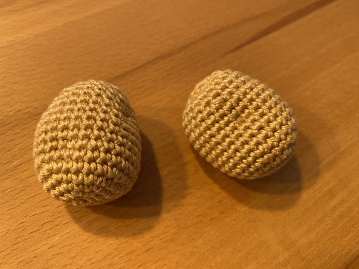 Crochet potatoes for toy shop, play kitchen or as kitchen decoration (easy)