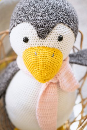 Kuscheltier / Amigurumi XXL-Pinguin "Big Buddy" Häkelanleitung // PDF