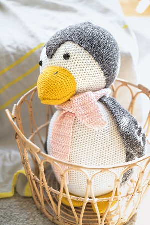 Kuscheltier / Amigurumi XXL-Pinguin "Big Buddy" Häkelanleitung // PDF