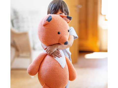 Kuscheltier / Amigurumi XXL-Fuchs "Big Buddy" Häkelanleitung // PDF