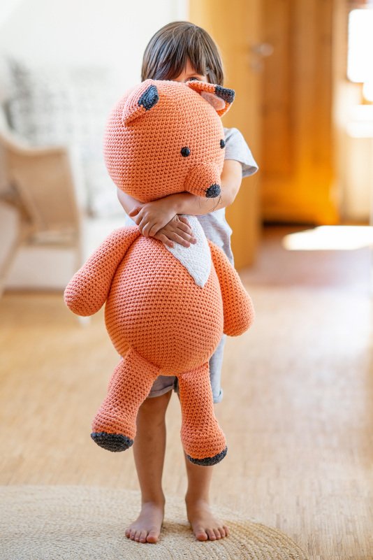 Kuscheltier / Amigurumi XXL-Fuchs "Big Buddy" Häkelanleitung // PDF - Bild 3