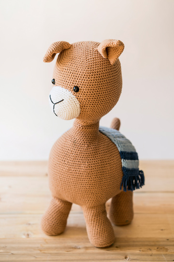 Kuscheltier / Amigurumi XXL-Alpaka "Big Buddy" Häkelanleitung // PDF