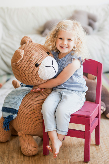 Kuscheltier / Amigurumi XXL-Alpaka "Big Buddy" Häkelanleitung // PDF