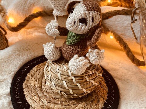 Häkelanleitung Äffchen Django PDF Datei