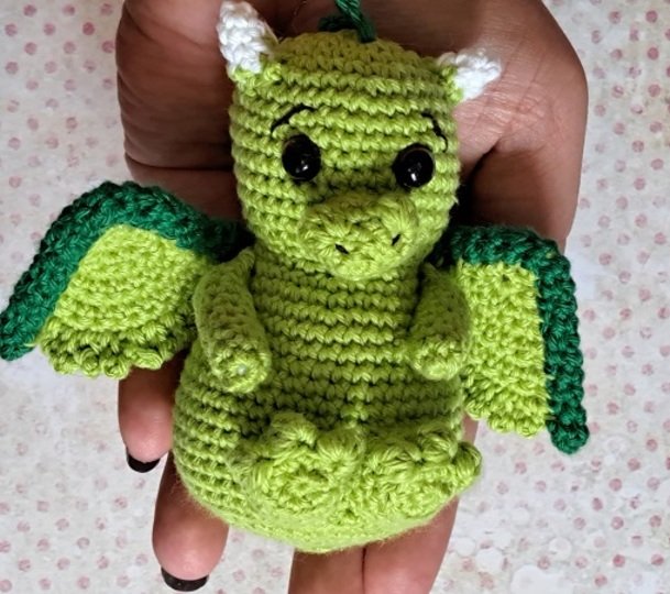 Häkelanleitung Drache Alex