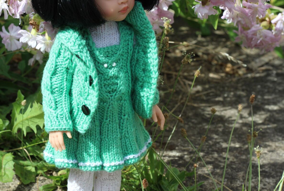 Strickanleitung für Puppengarnitur 06