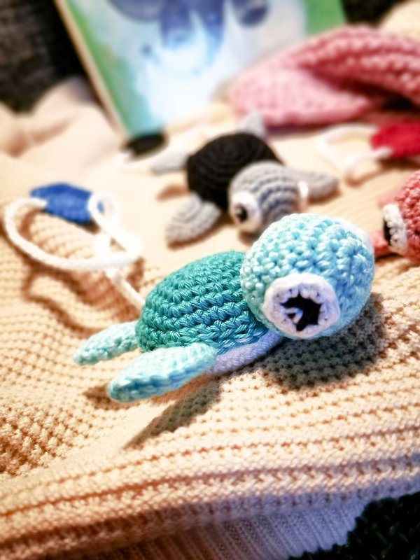 PDF Häkelanleitung für das Schildkrötenlesezeichen "Cleo"