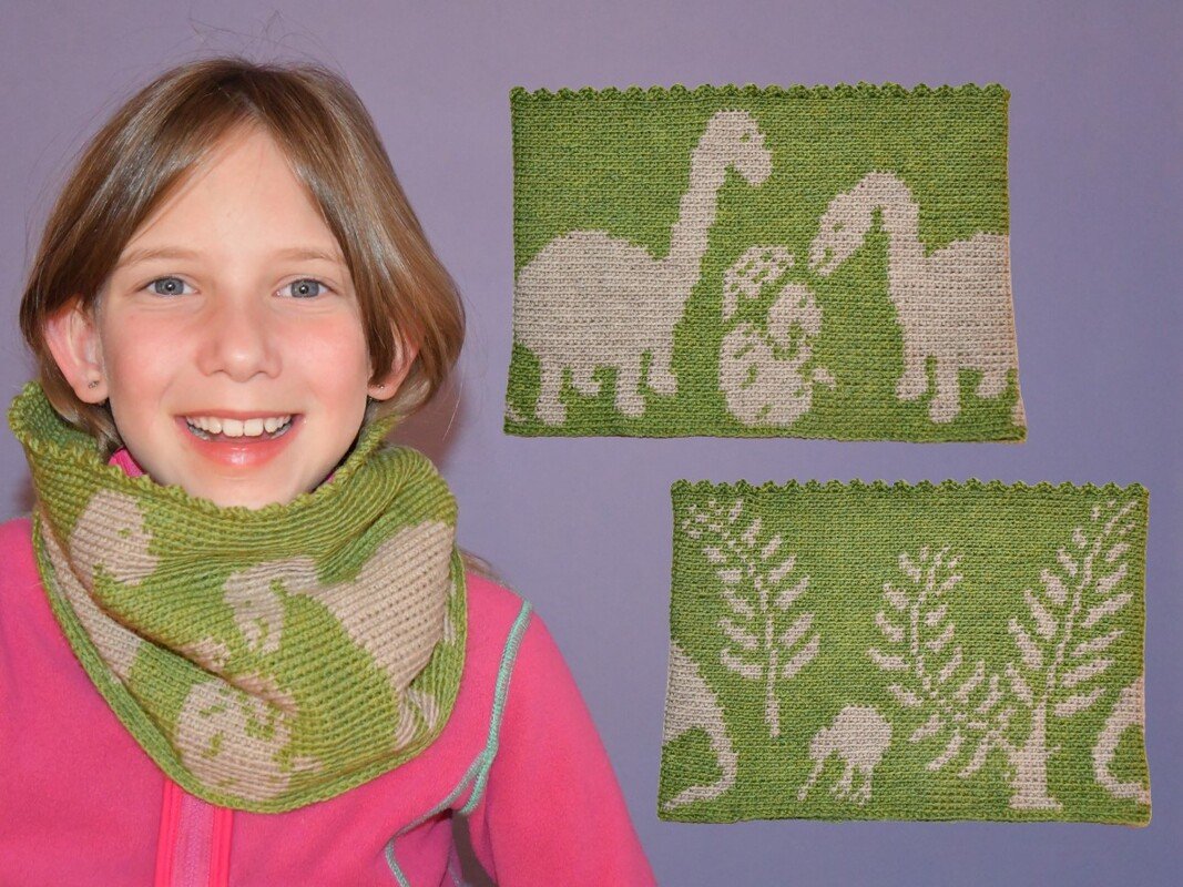 Spar-SET Loop "Wintertraum" und "Dinowelt" - Tapestry Häkelanleitung - Bild 4