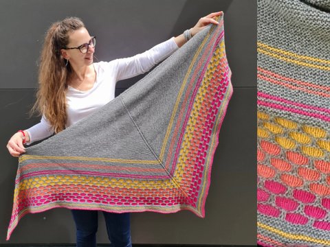 Strickanleitung Tuch Kalari