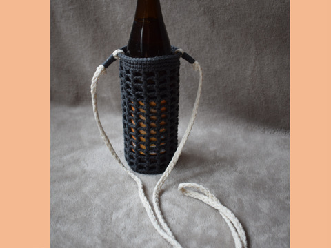Beernie - gehäkelter Bierflaschenhalter