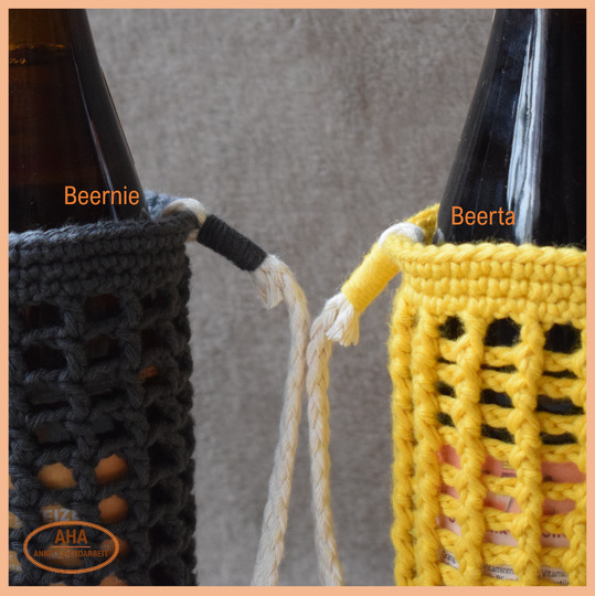 Beernie - gehäkelter Bierflaschenhalter