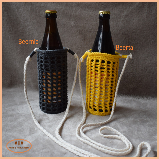 Beernie - gehäkelter Bierflaschenhalter