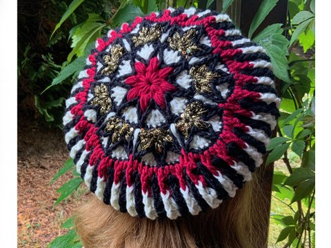 Baskenmütze Weihnachtsstern