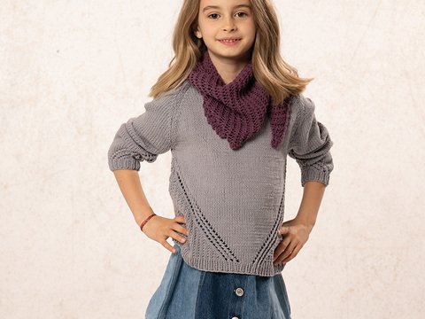 Strickanleitung Kinderpullover "Piano" 764039