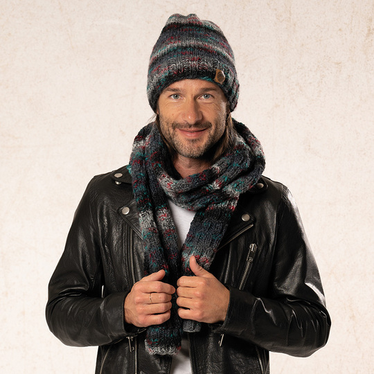 Strickanleitung Mütze mit Schal "Corvara" 764062