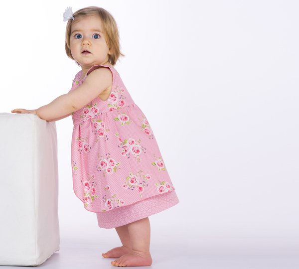 Baby Dress & Bloomers ROSA STELLA PDF Sewing Pattern 0m–4y