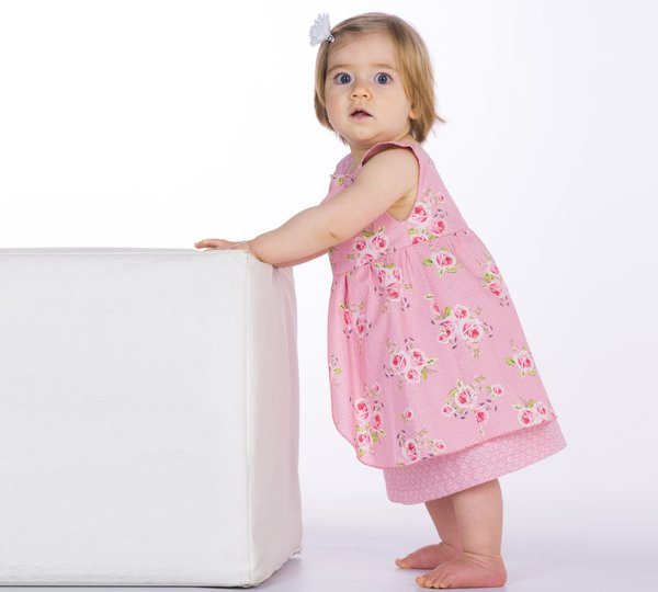 Baby Dress & Bloomers ROSA STELLA PDF Sewing Pattern 0m–4y