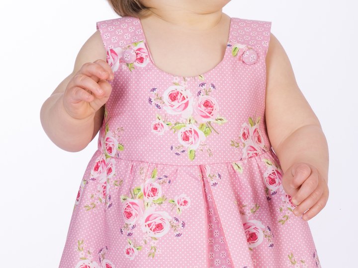Twin-Set Schnittmuster Kleid Rosa & Pumphose Stella – PDF Anleitung